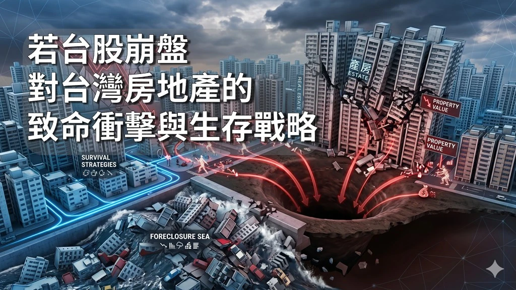2026台灣股市若崩盤，對房地產業發展之前瞻預演